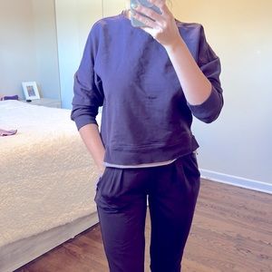 Great condition Stylish Deep Purple activewear .